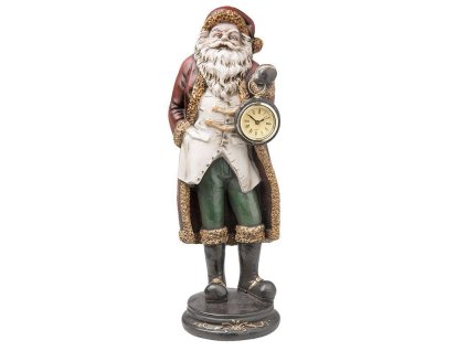 Dekorativní figurka Santa Clause Clayre & Eef 6PR1106 15*13*40 cm