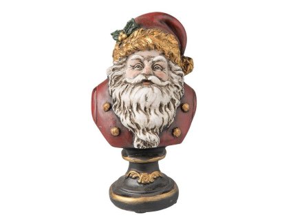 Dekorativní figurka Santa Clause Clayre & Eef 6PR1107 9x8x15 cm