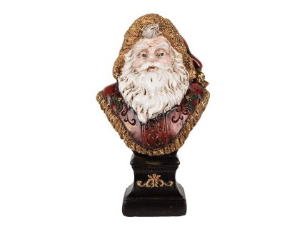 Dekorativní figurka Santa Clause Clayre & Eef 6PR5589 10x8x17 cm
