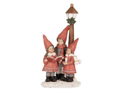 Dekorativní figurka malých zpěváčků Clayre & Eef 6PR5374 11x8x21 cm