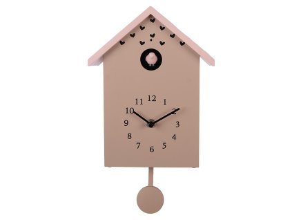 Nástěnné hodiny s kukačkou Clayre & Eef 6KL0840 20x10x26 cm / 3xAA