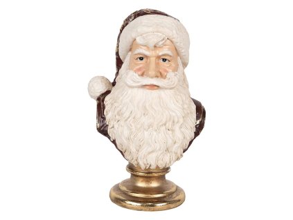 Dekorativní figurka Santa Clause Clayre & Eef 6PR5684 17x15x27 cm