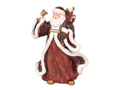 Dekorativní figurka Santa Clause Clayre & Eef 6PR5704 15x11x20 cm