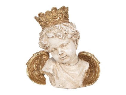 Dekorativní figurka anděla Clayre & Eef 6PR5698 21x12x22 cm