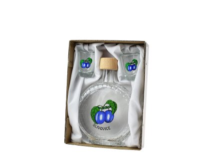 Sada Peggy 350 + 2 x kalíšek 30 ml švestka