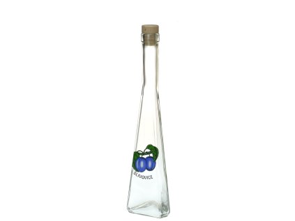 Láhev 3-hranná Jehla 350 ml švestky