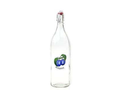 Láhev 10-hranná Džus 1,0 l švestky