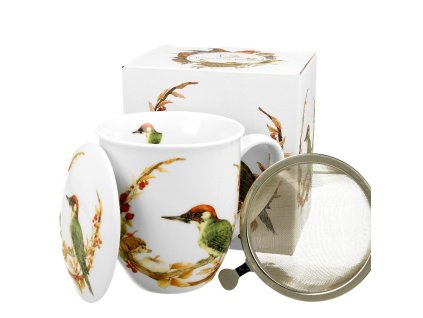 Hrnek na bylinky 400 ml Datel zelený