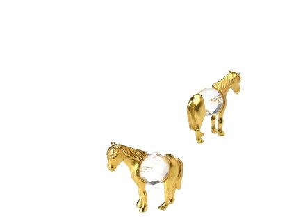 Kůň mini 2,9 cm gold