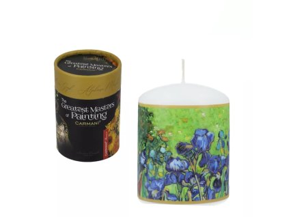 Svíčka 9 cm - Vincent van Gogh "Kosatce"