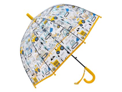 Dětský deštník BUILDER KIDS Clayre & Eef JZCUM0020Y Ø 70x65 cm