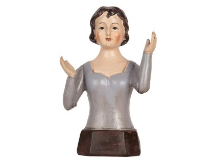 Dekorativní figurka ženy Clayre & Eef 6PR5554 12x9x20 cm