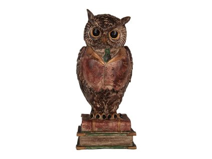Pokladnička OWL Clayre & Eef 6PR5579 16x15x35 cm