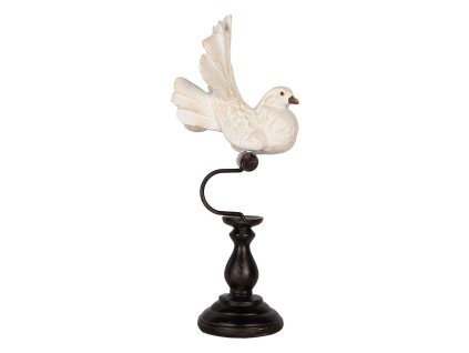 Dekorativní figurka ptáčka Clayre & Eef 6PR5586 15x11x36 cm