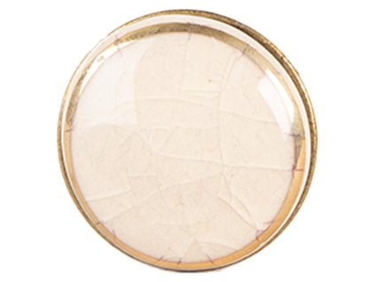 Keramická nábytková úchytka Clayre & Eef 66281W Ø 3x3 cm / S3 cm