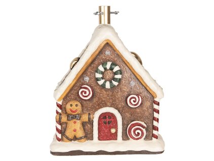 Stojan na vánoční stromek GINGERBREAD HOUSE Clayre & Eef 6MG0143 37x26x47 cm