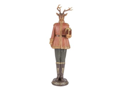 Dekorativní figurka jelena Clayre & Eef 6PR5542 11x10x38 cm