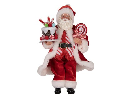 Dekorativní figurka Santa Clause Clayre & Eef 66325 16x8x28 cm