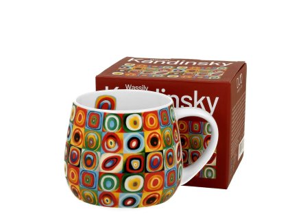 DG - Hrnek Baňák Wassily Kandinsky Čtverce se soustřednými kruhy - 430 ml