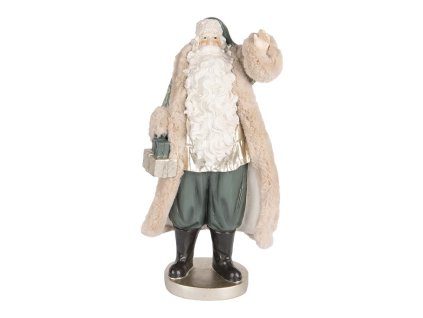 Dekorativní figurka Santa Clause Clayre & Eef 6PR5526 20x15x42 cm