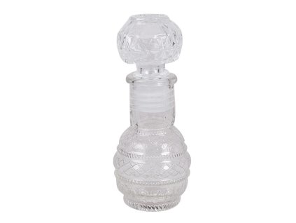 Dekorativní skleněná lahvička Clayre & Eef 6GL4890 Ø 4x12 cm / 50 ml
