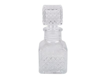Dekorativní skleněná lahvička Clayre & Eef 6GL4893 4x4x11 cm / 50 ml