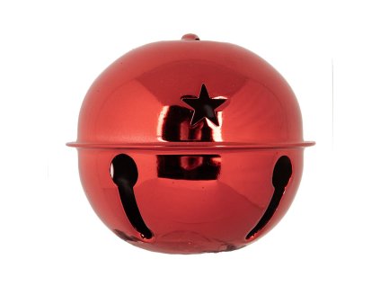 Vánoční ozdoba BELL Clayre & Eef 6Y5726S Ø 5x4 cm