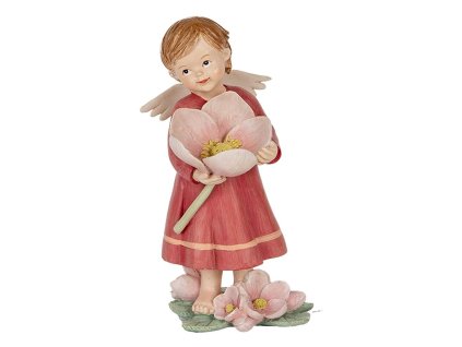 Dekorativní figurka anděla Clayre & Eef 6PR5602 7x6x12 cm