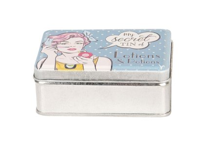 Plechová krabička MINI Clayre & Eef 6Y3404 11*8*4 cm
