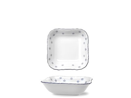 Miska 4-hranná 13 cm Verona Valbella modrá D9417