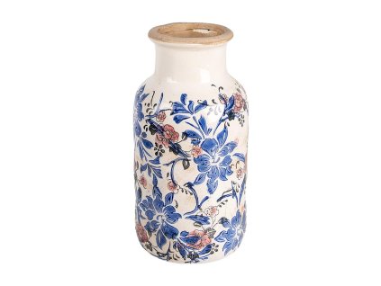 Keramická váza FAITHFUL FLOWER Clayre & Eef 6CE1928M Ø 14x26 cm