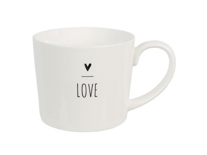 Keramický hrnek LOVE HEART Clayre & Eef 6CEMU0147 12x8x7 cm / 300 ml