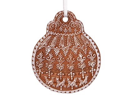 Vánoční perníková ozdoba Clayre & Eef 6PR5318 8x2x10 cm