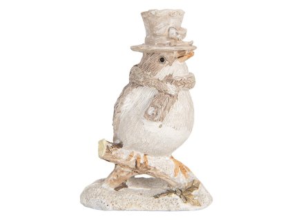 Dekorativní figurka ptáčka Clayre & Eef 6PR5925 5x3x8 cm