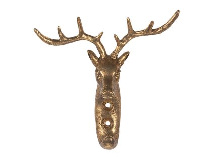 Nástěnný kovový háček DEER Clayre & Eef 6Y5894 13x5x12 cm