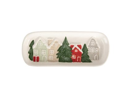 Keramická miska HOUSES Clayre & Eef 6CE2223 30x12x3 cm