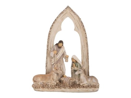 Dekorativní figurka svaté rodiny Clayre & Eef 6PR5645 18x7x22 cm