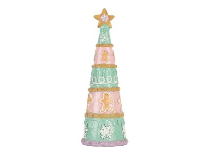 Dekorativní vánoční stromek Clayre & Eef 6PR5865 Ø 9x26 cm