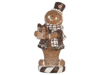 Dekorativní perníková figurka Clayre & Eef 6PR5812 9x8x20 cm
