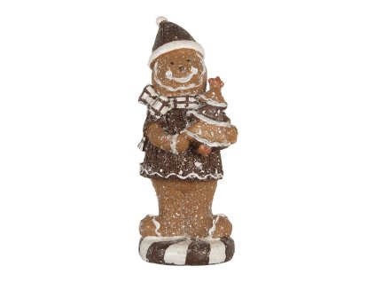 Dekorativní perníková figurka Clayre & Eef 6PR5813 8x8x20 cm