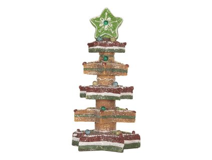 Dekorativní vánoční stromek s LED osvětlením Clayre & Eef 6PR5838 15x15x29 cm / 3xAAA