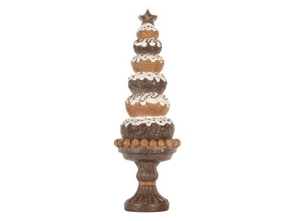 Dekorativní vánoční stromek Clayre & Eef 6PR5852 Ø 11x33 cm