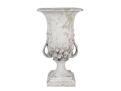 Polyrezinový květináč na stopce Clayre & Eef 6PR5057 Ø 30x46 cm