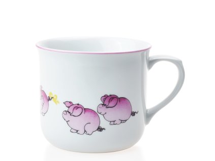 Hrnek Vařák 650 ml růžová prasátka