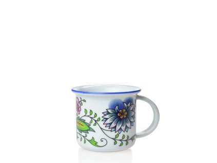 Hrnek Tina 100 ml porcelánový plecháček na espresso - barevný cibulák Nature