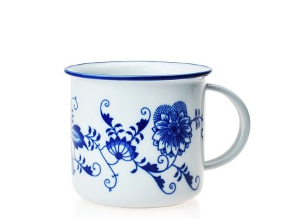 Hrnek Tina porcelánový plecháček 380 ml cibulák