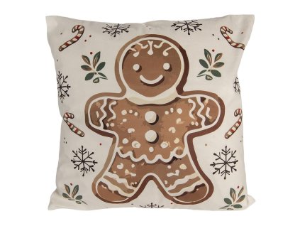 Povlak na polštář CLASSIC GINGERBREAD MAGIC Clayre & Eef CGM22 45x45 cm