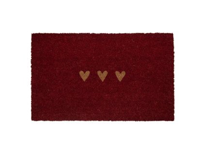 Kokosová rohožka HEARTS Clayre & Eef MC273 75x45 cm