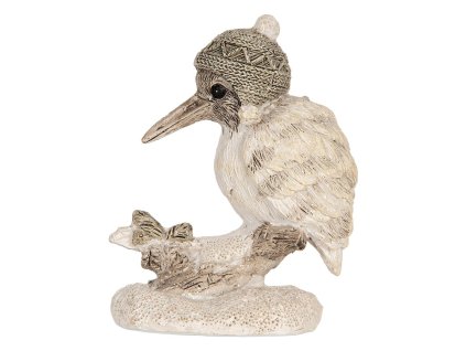 Dekorativní figurka ptáčka Clayre & Eef 6PR5926 8x5x8 cm
