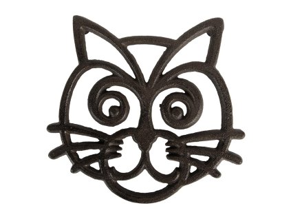 Kovová podložka pod nádobí CAT Clayre & Eef 6Y5761 16x17x2 cm